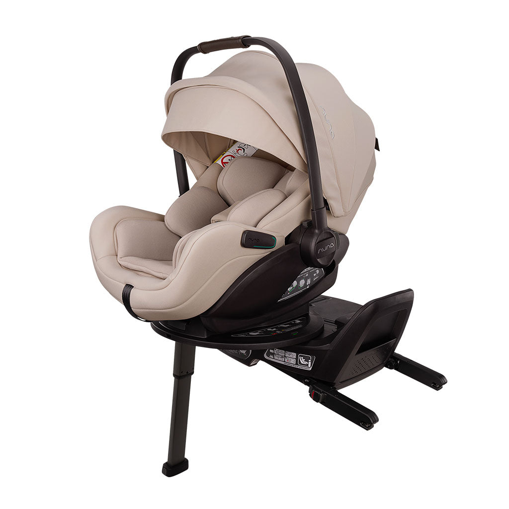 Nuna triv™ next + lytl™ + arra™ flex + base™ curv travel system - Biscotti