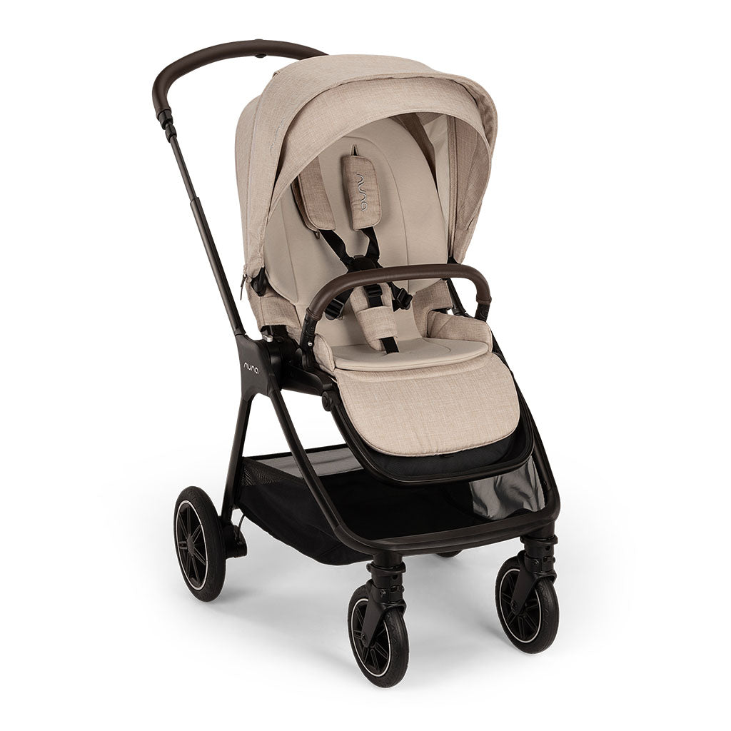 Nuna triv™ next + lytl™ + arra™ flex + base™ curv travel system - Biscotti