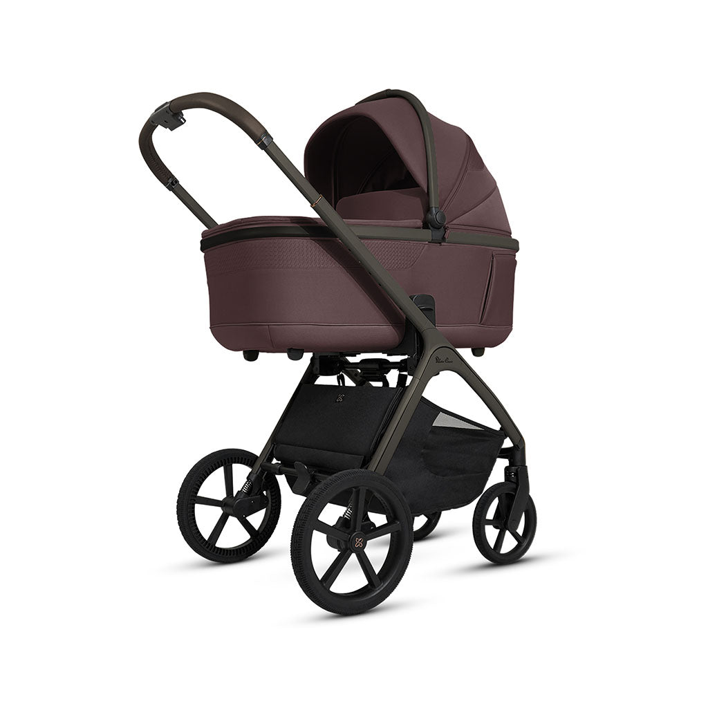 Silver Cross Cove Pushchair Ultimate 360 Family Car Seat Bundle - Damson