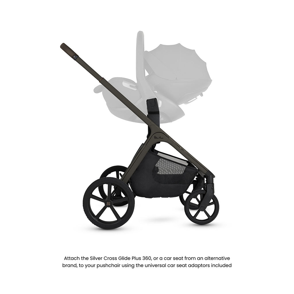 Silver Cross Cove Pushchair Accessory Bundle - Damson
