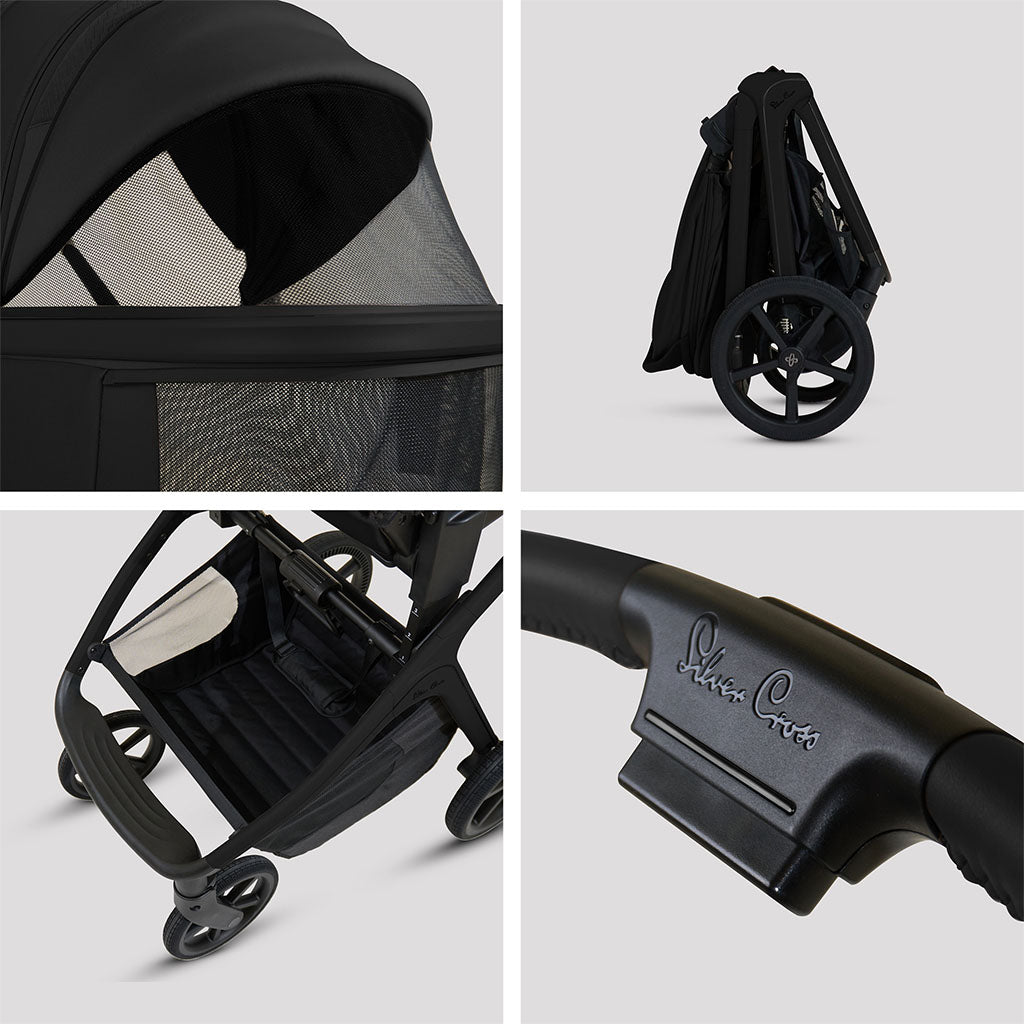Silver Cross Cove Pushchair Accessory Bundle - Onyx
