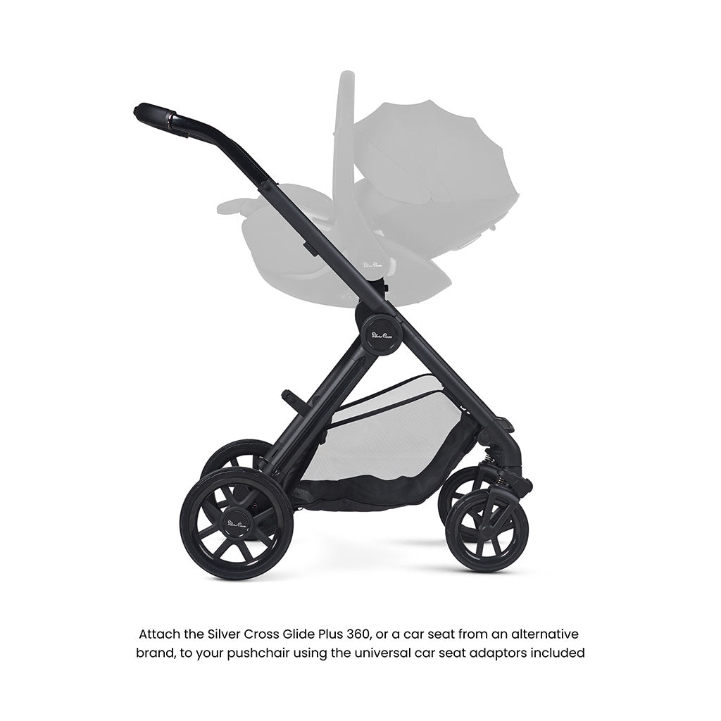 Silver Cross Reef 2 Travel System Accessory Bundle - Pewter