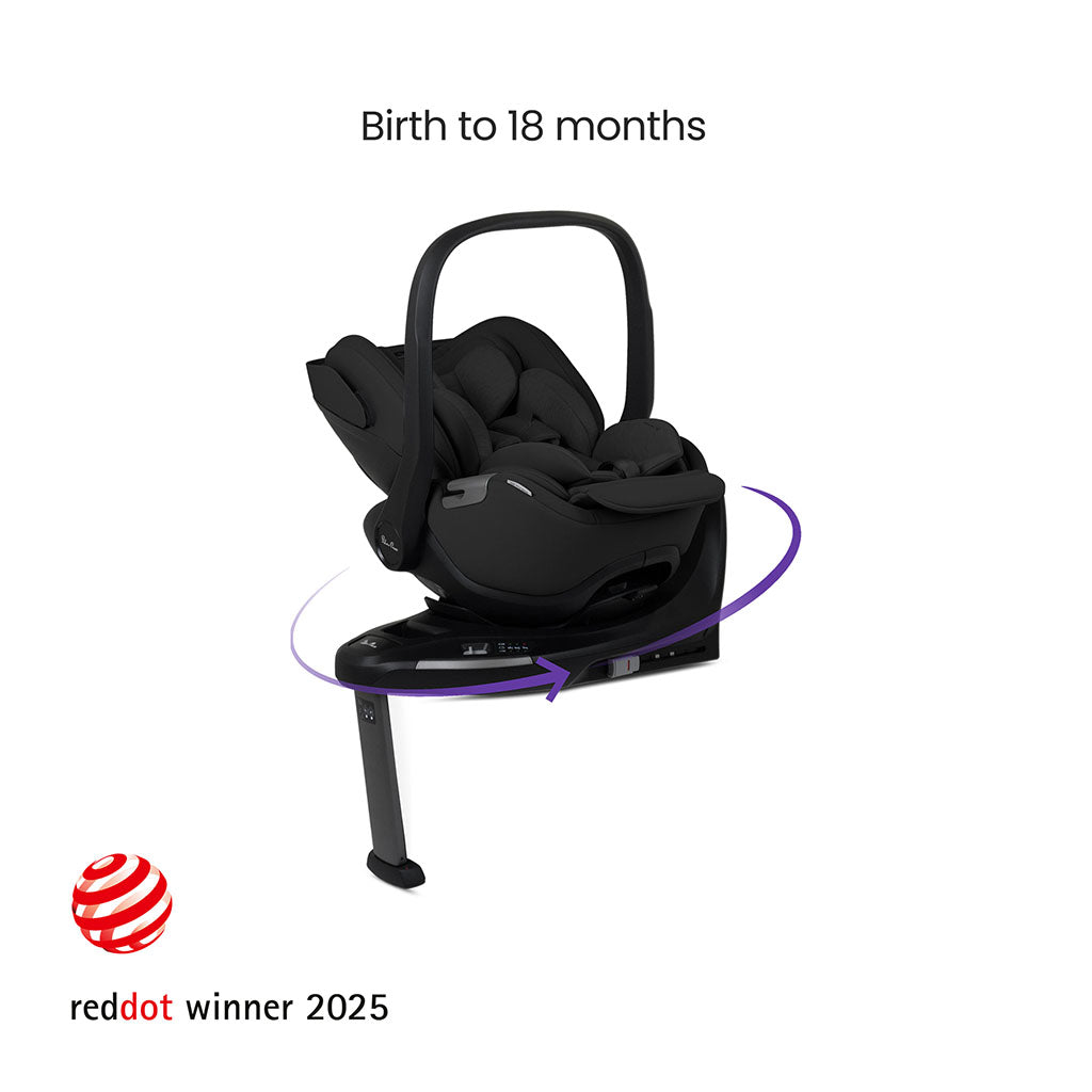 Silver Cross Cove Pushchair Ultimate 360 Car Seat Bundle - Onyx