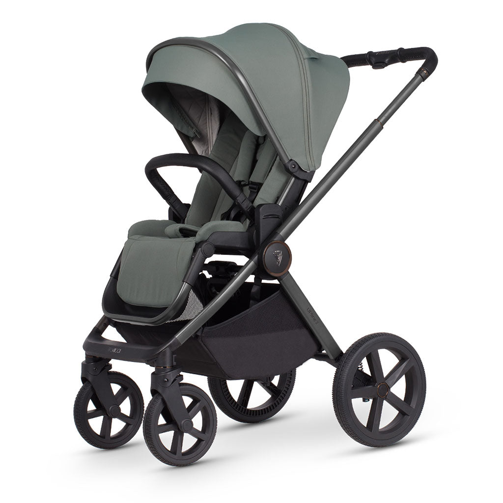Venicci Upline 2 - 3 in 1 Pushchair with Tiago Car Seat and Base - Aloe