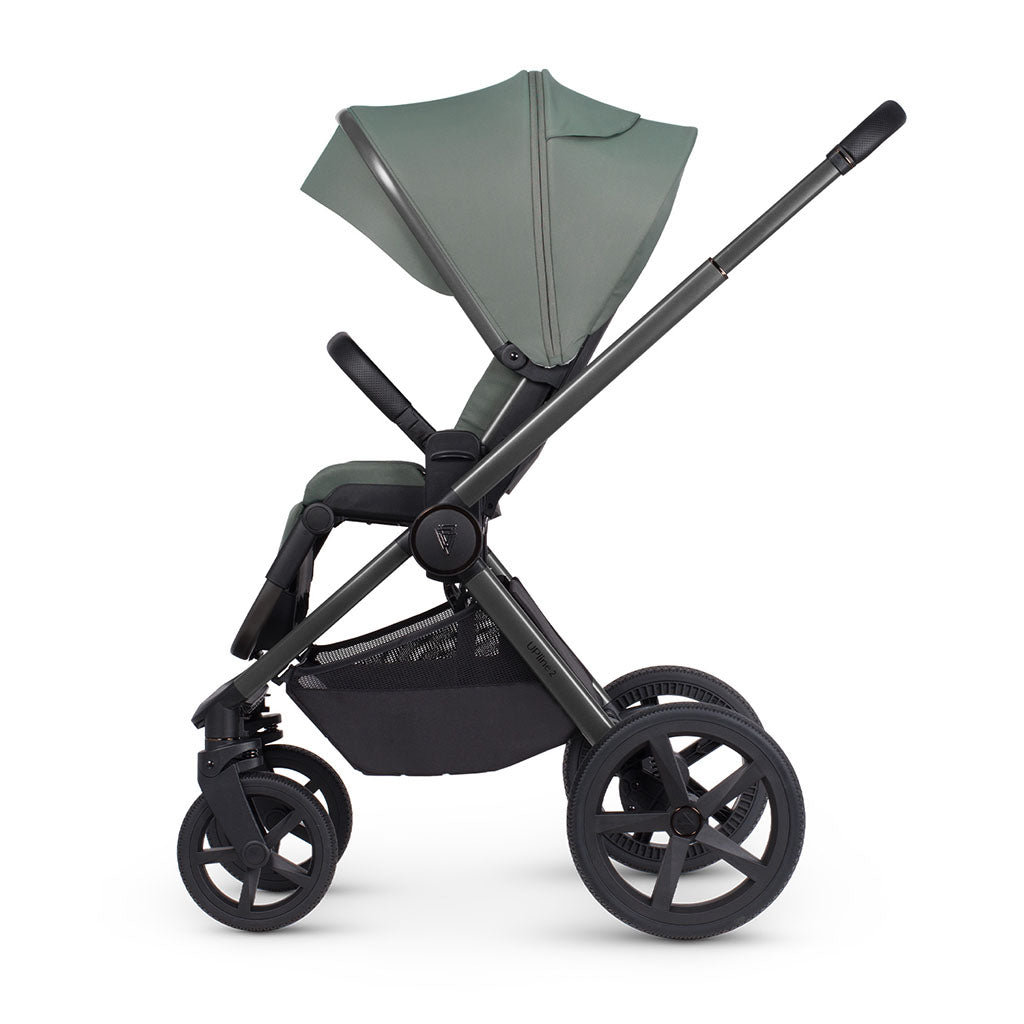Venicci Upline 2 - 3 in 1 Pushchair with Tiago Car Seat and Base - Aloe