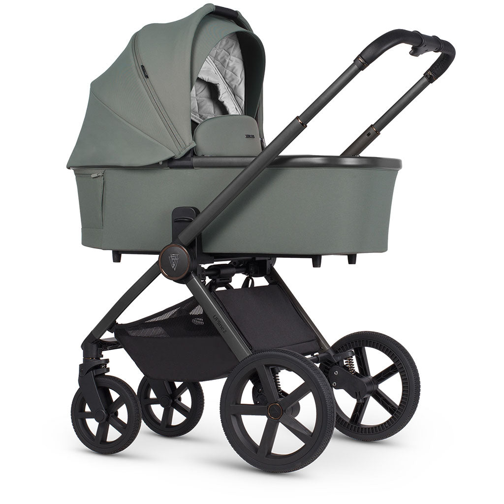 Venicci Upline 2 - 3 in 1 Pushchair with Tiago Car Seat and Base - Aloe