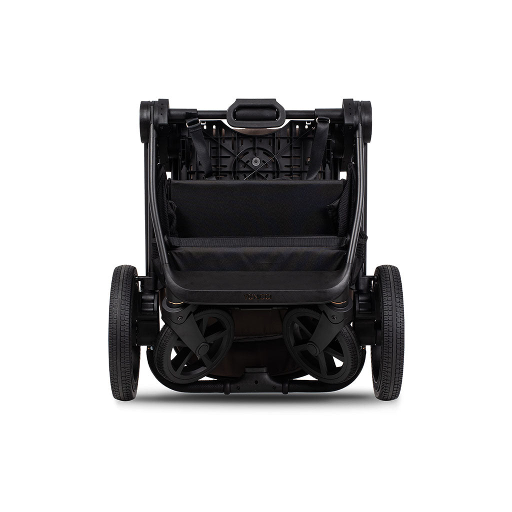 Venicci Upline 2 - 3 in 1 Pushchair with Tiago Car Seat and Base - Brownie