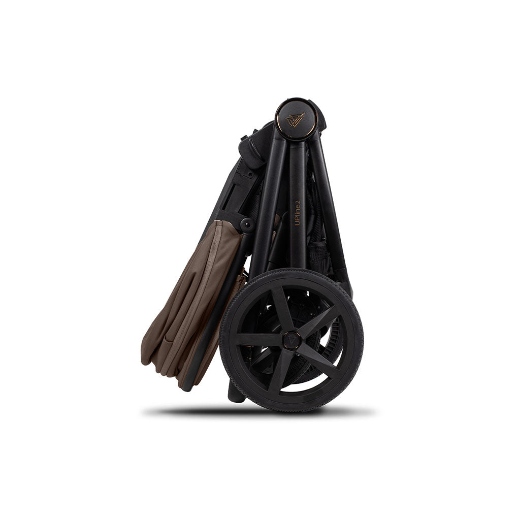 Venicci Upline 2 - 3 in 1 Pushchair with Tiago Car Seat and Base - Brownie
