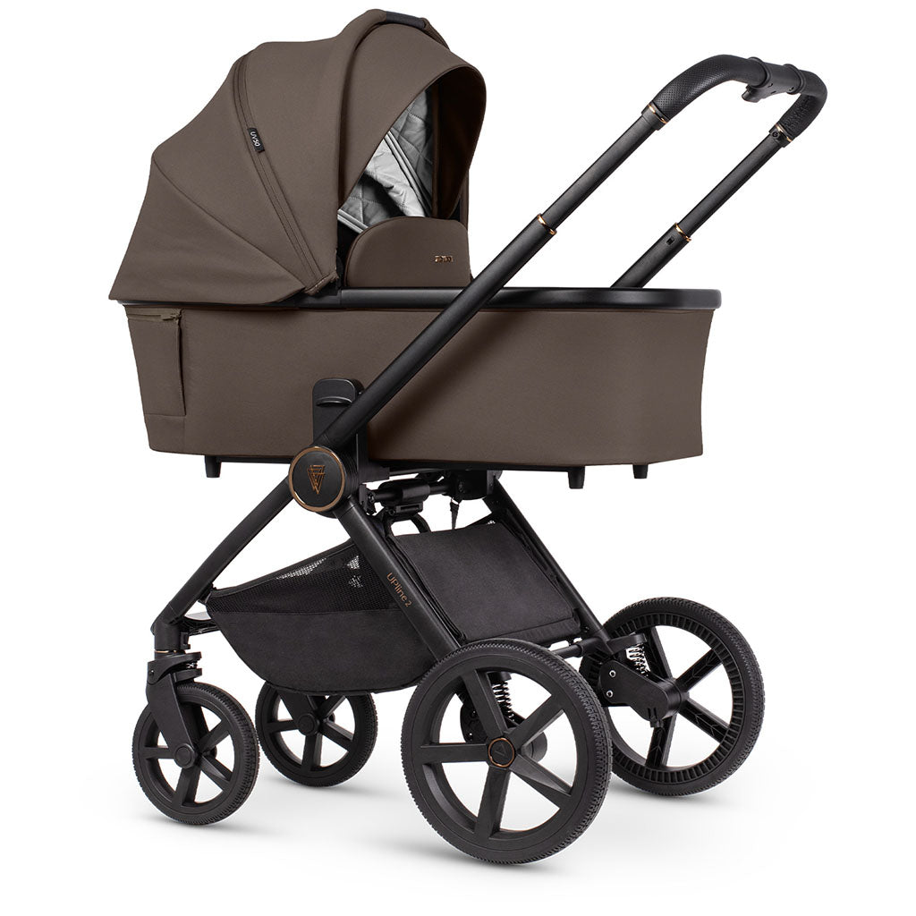 Venicci Upline 2 - 3 in 1 Pushchair with Tiago Car Seat and Base - Brownie