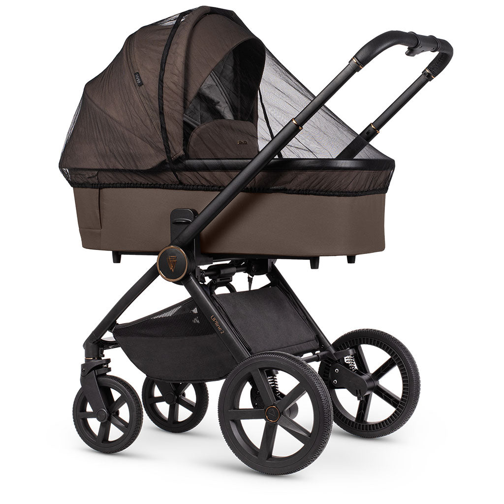 Venicci Upline 2 - 3 in 1 Pushchair with Tiago Car Seat and Base - Brownie