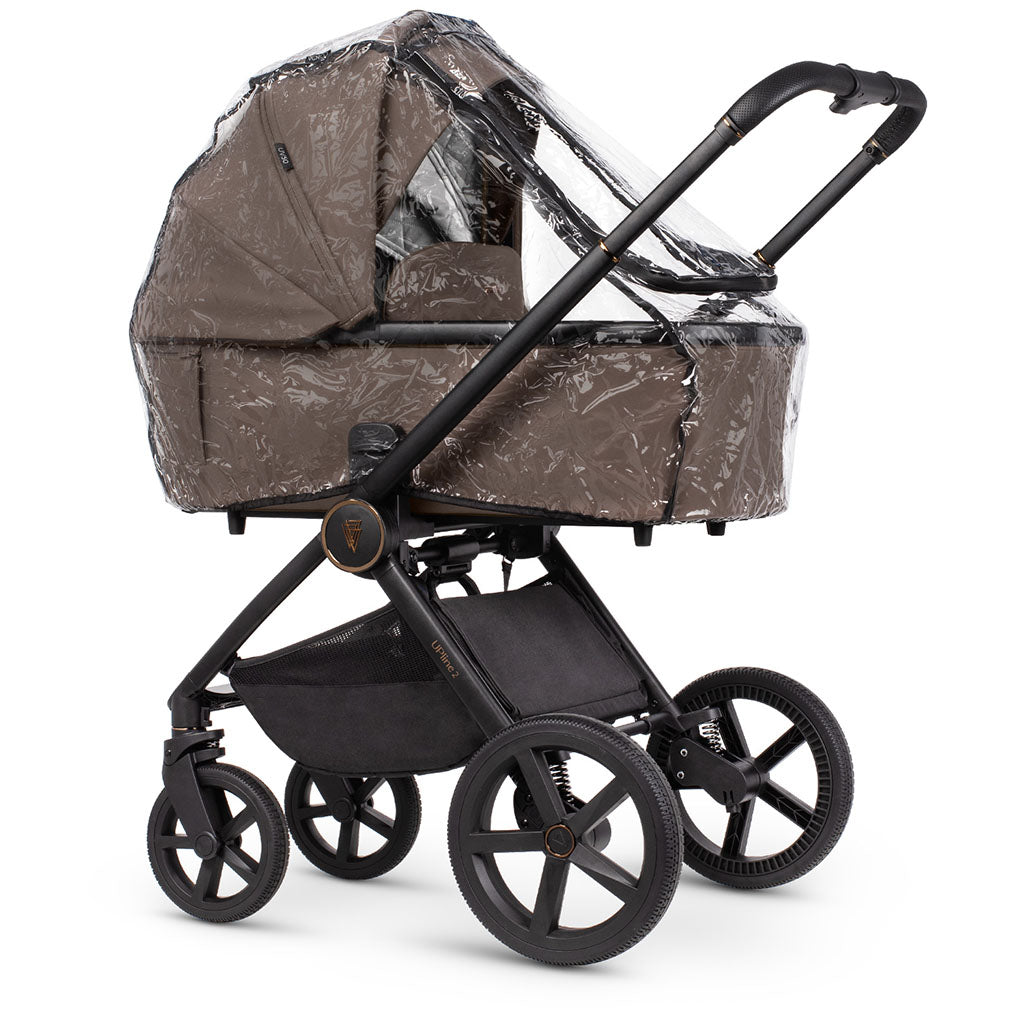 Venicci Upline 2 - 3 in 1 Pushchair with Tiago Car Seat and Base - Brownie