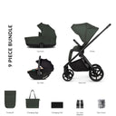 Venicci Claro 3 in 1 Pushchair with Tiago Beige Car Seat - Forest