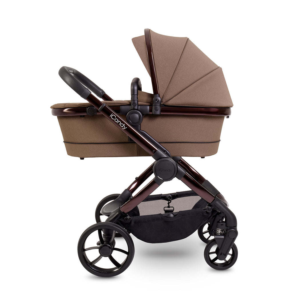 iCandy Peach 7 Pushchair and Carrycot Complete Car Seat Bundle - Coco