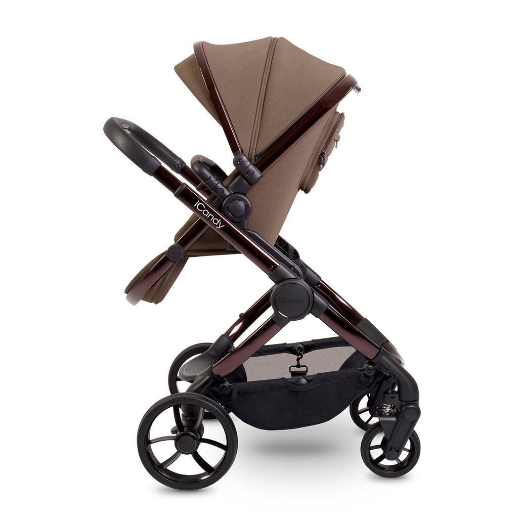 iCandy Peach 7 Pushchair and Carrycot Complete Car Seat Bundle - Coco