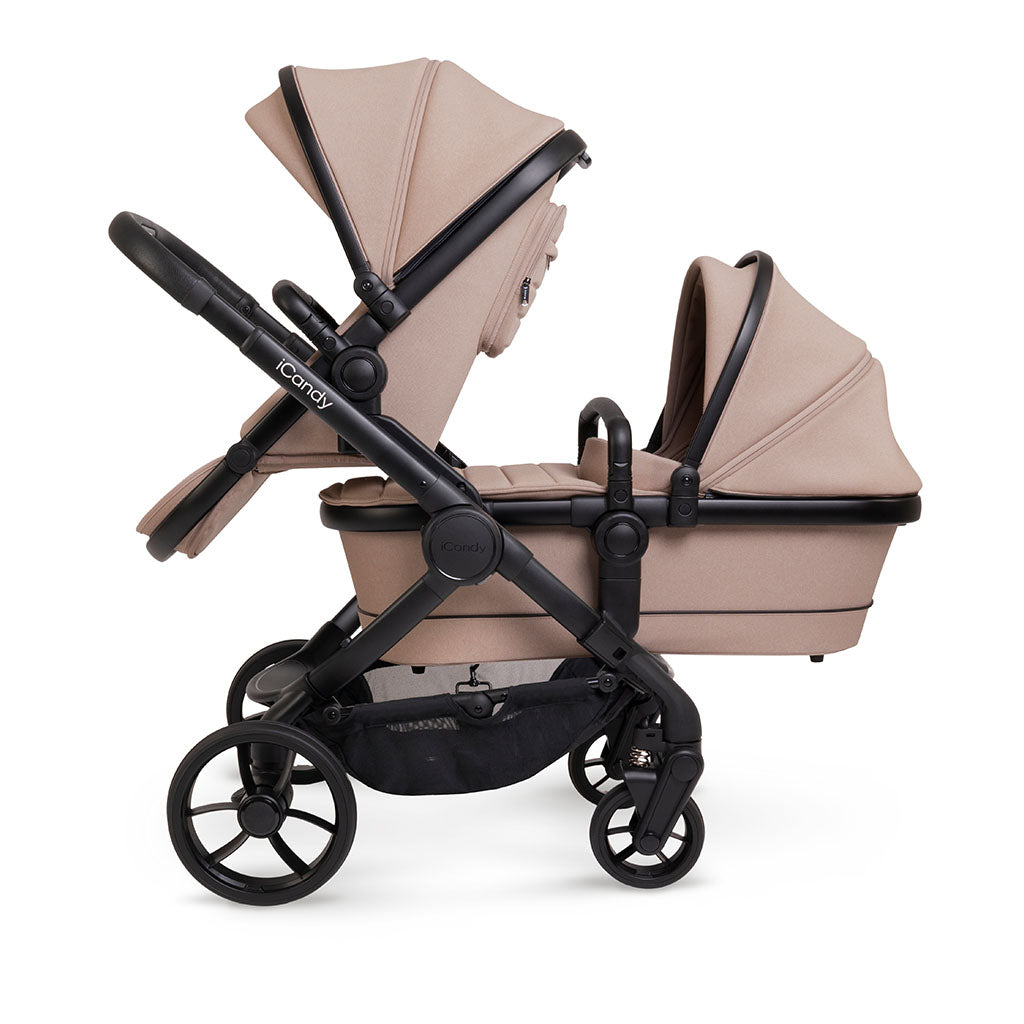 iCandy Peach 7 Pushchair and Carrycot Double Bundle - Cookie
