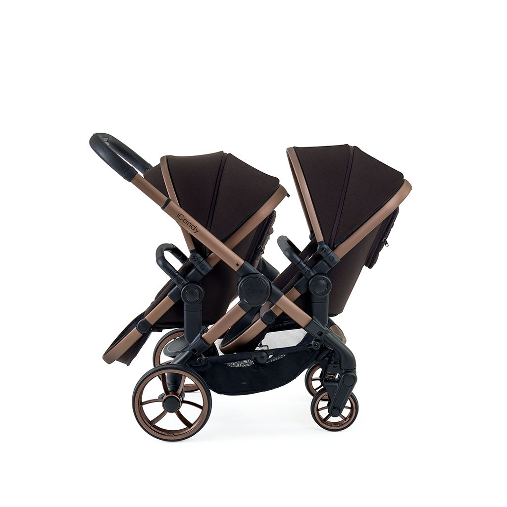 iCandy Peach 7 Pushchair and Carrycot Double Bundle - Pecan