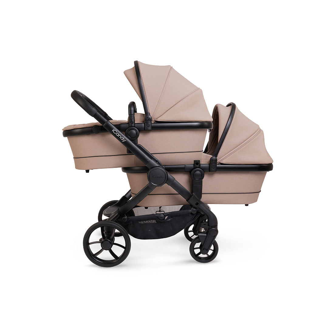 iCandy Peach 7 Pushchair and Carrycot Twin Bundle - Cookie