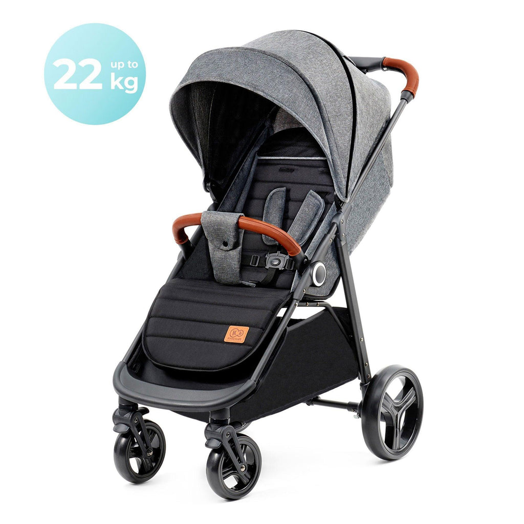 Kinderkraft Grande Plus Stroller Grey - CLEARANCE - Chelsea Baby