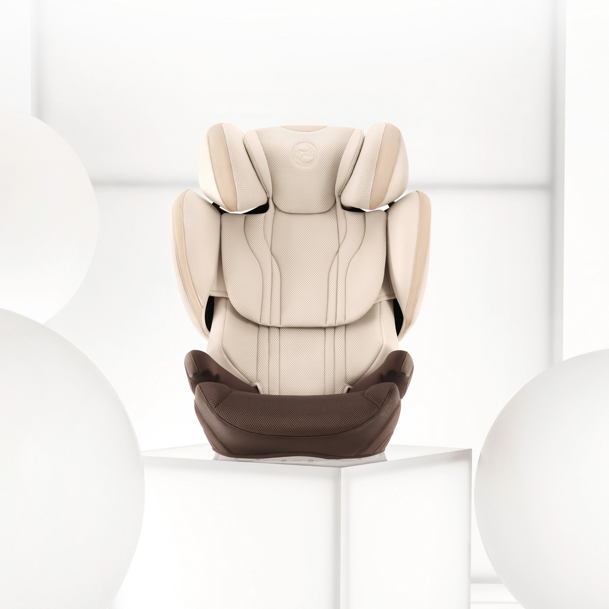 Cybex solution s i-size highback car seat in amber brown