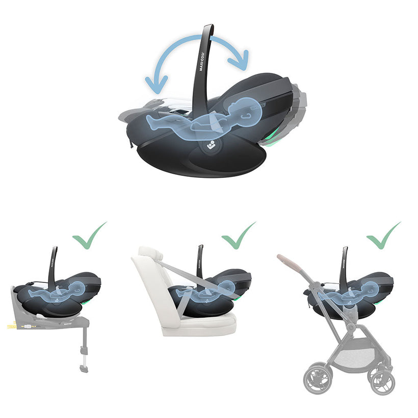 Baby Car Seat Lie-Flat