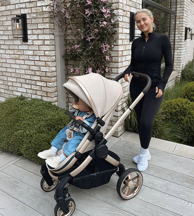 molli mae with icandy peach 7 biscotti pushchair