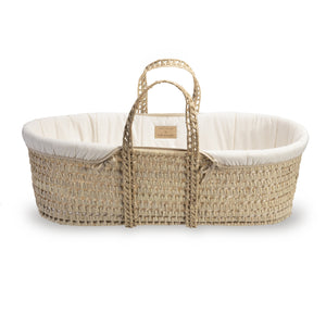 Clair De Lune Organic Palm Moses Basket - Chelsea Baby