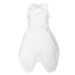 Purflo 2.5 Tog Swaddle to Sleep Bag - Soft White