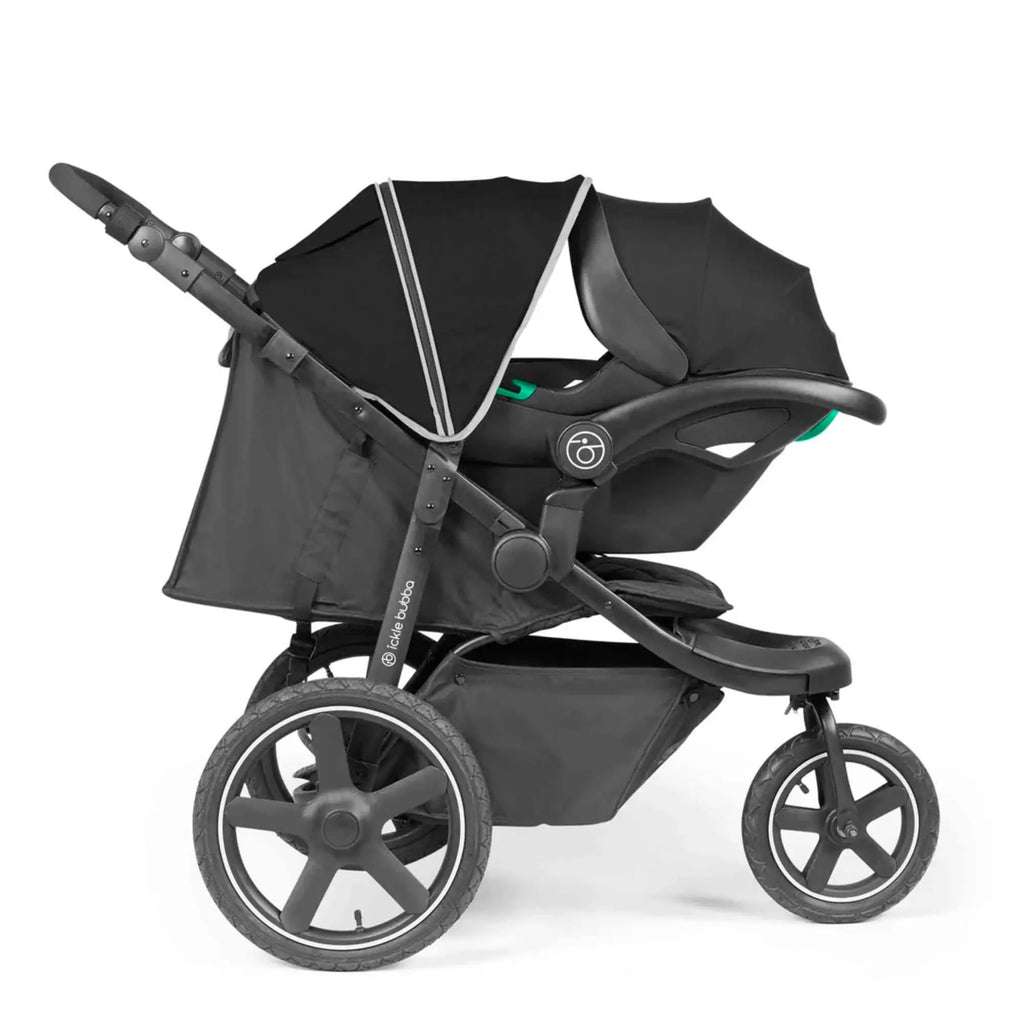 Ickle Bubba Venus Max Jogger Stroller i-Size Travel System with Isofix Base - Chelsea Baby