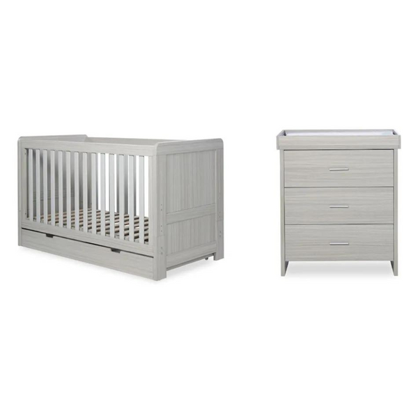 Ickle Bubba Pembrey 2 Piece Furniture Set and Under Drawer - Chelsea Baby