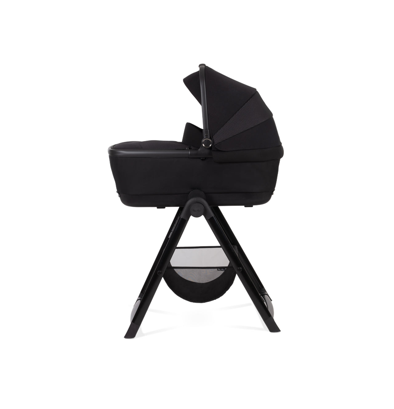 Silver Cross Dune/Reef Carrycot Stand with Storage and Easy Fold ‐ Chelsea Baby