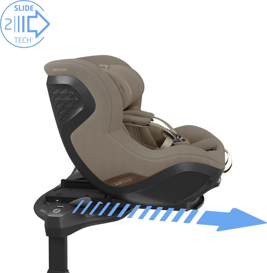 Maxi Cosi Pearl Slide Pro Car Seat - Authentic Truffle