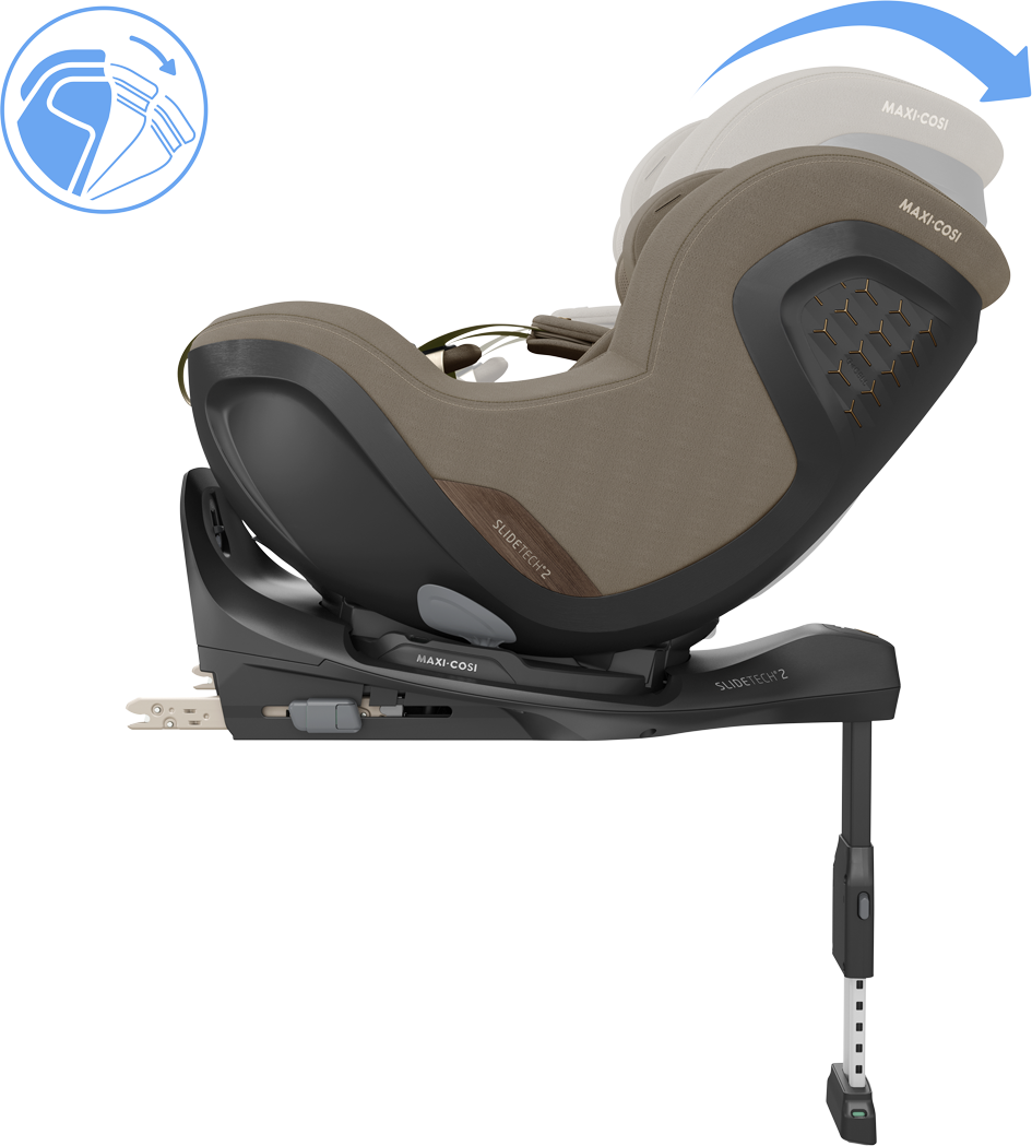 Maxi Cosi Pearl Slide Pro Car Seat - Authentic Truffle