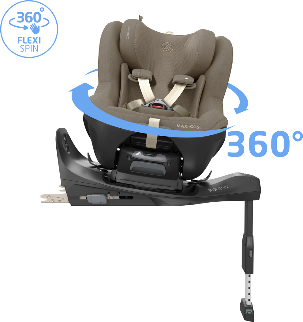 Maxi Cosi Pearl Slide Pro Car Seat - Authentic Truffle