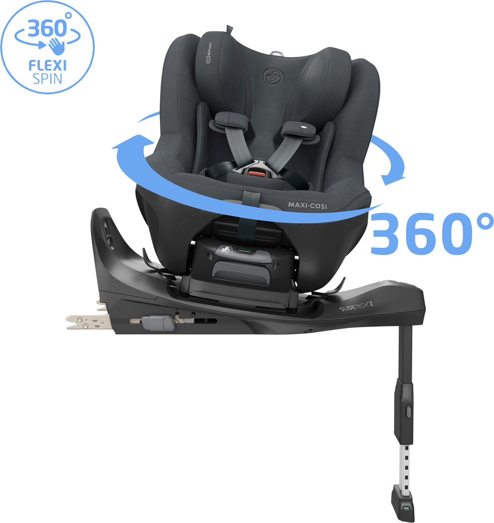Maxi Cosi Pearl Slide Pro Car Seat - Authentic Graphite