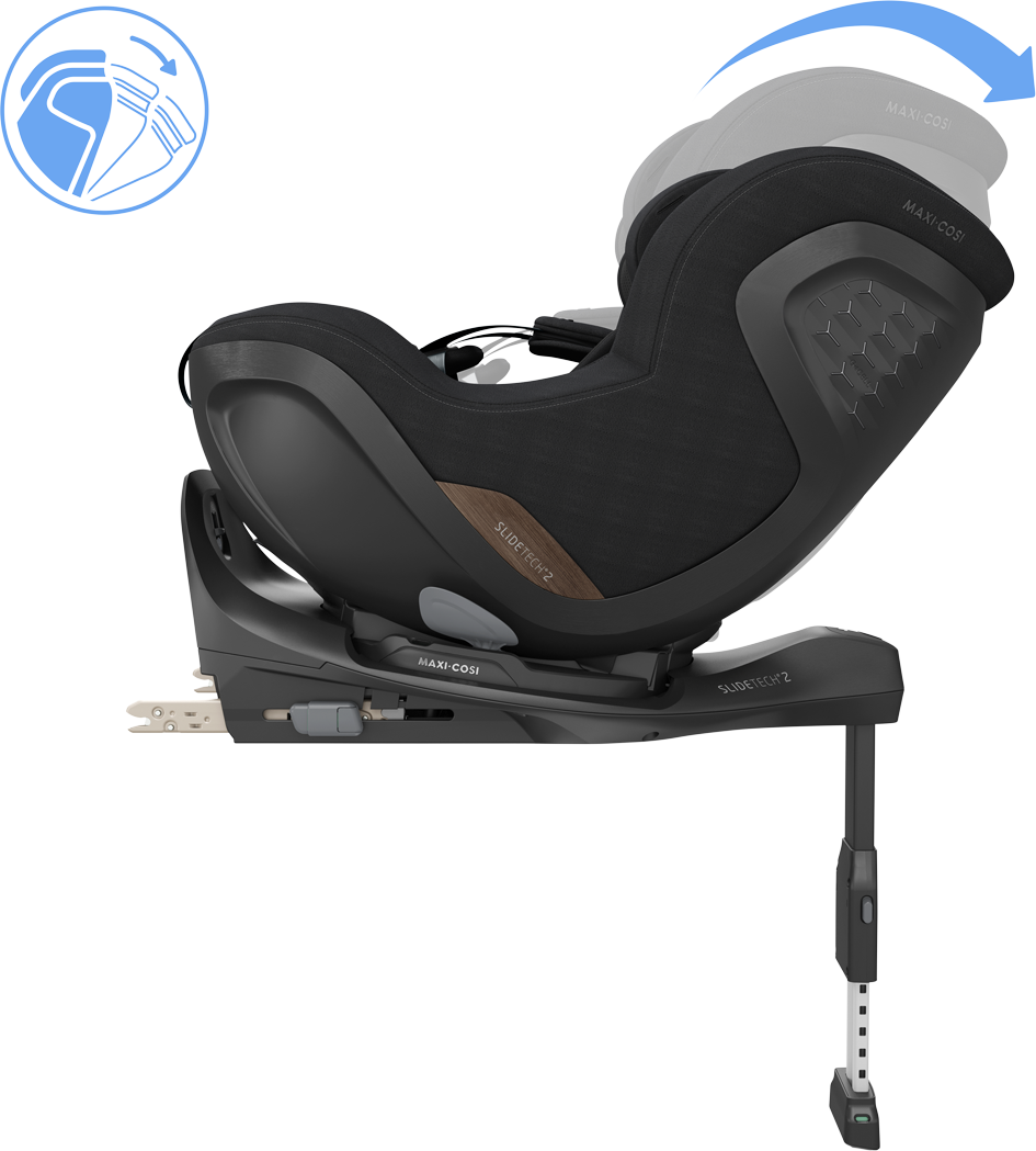 Maxi Cosi Pearl Slide Pro Car Seat - Authentic Black