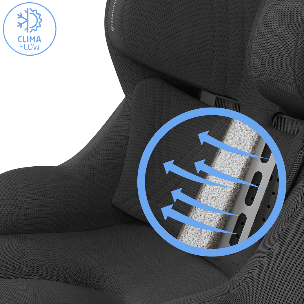 Maxi Cosi Pearl Slide Pro Car Seat - Authentic Black