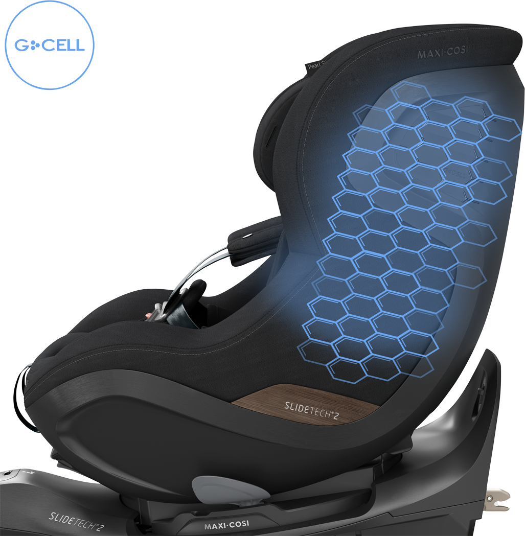 Maxi Cosi Pearl Slide Pro Car Seat - Authentic Black