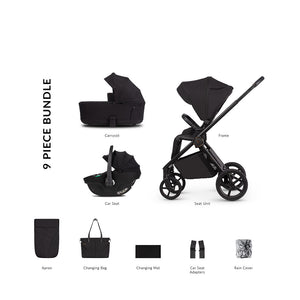 Venicci Claro 2 Comfort Bundle with Tiago Black - Noir 