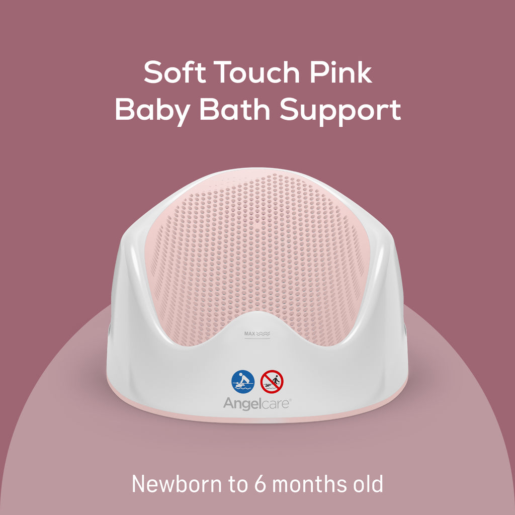 Angelcare Soft Touch Bath Support - Pink