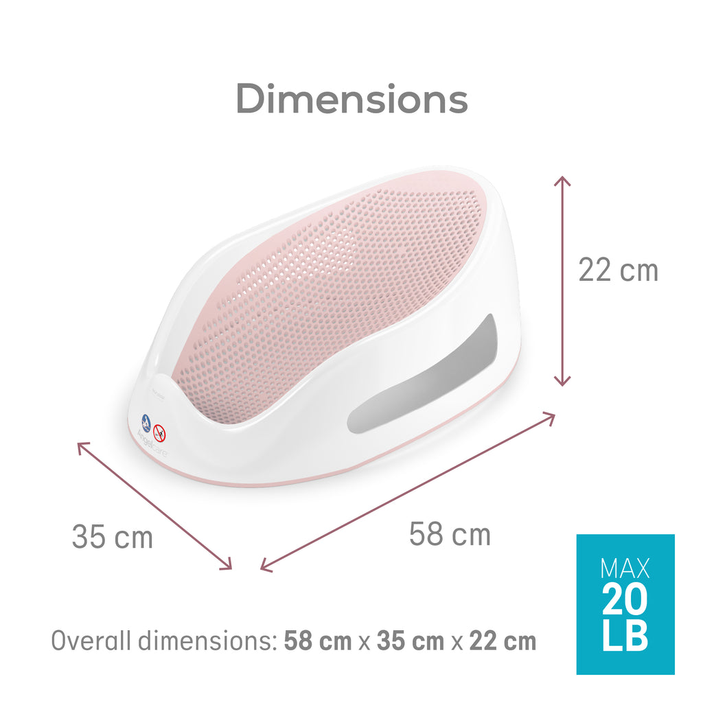 Angelcare Soft Touch Bath Support - Pink