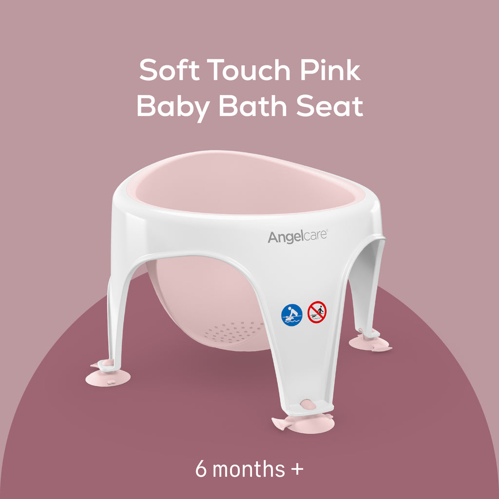 Angelcare Soft Touch Bath Seat - Pink