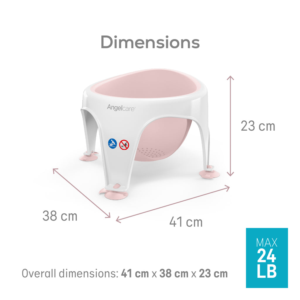 Angelcare Soft Touch Bath Seat - Pink