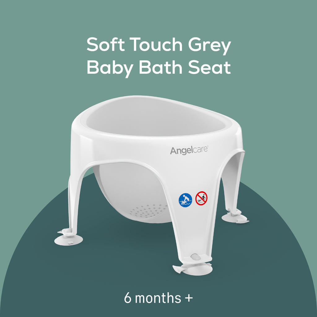 Angelcare Soft Touch Bath Seat - Grey