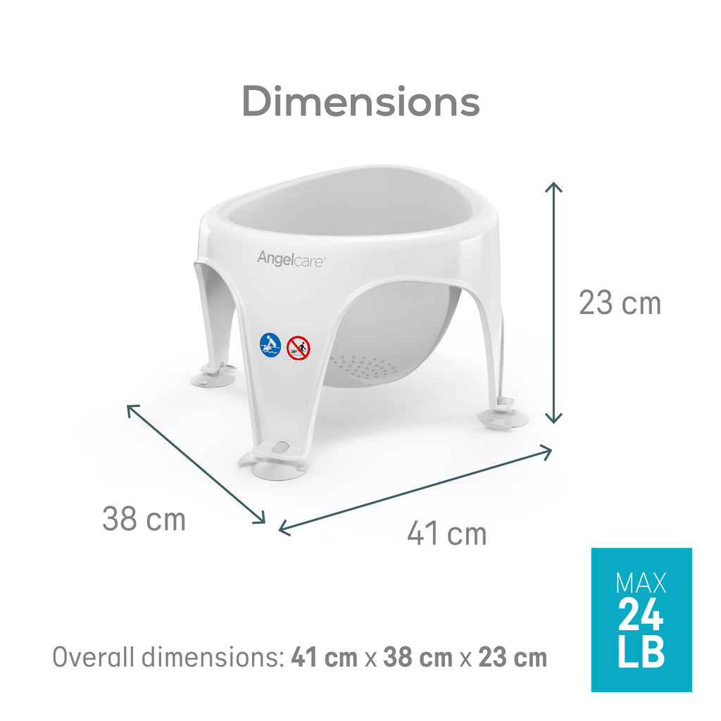 Angelcare Soft Touch Bath Seat - Grey