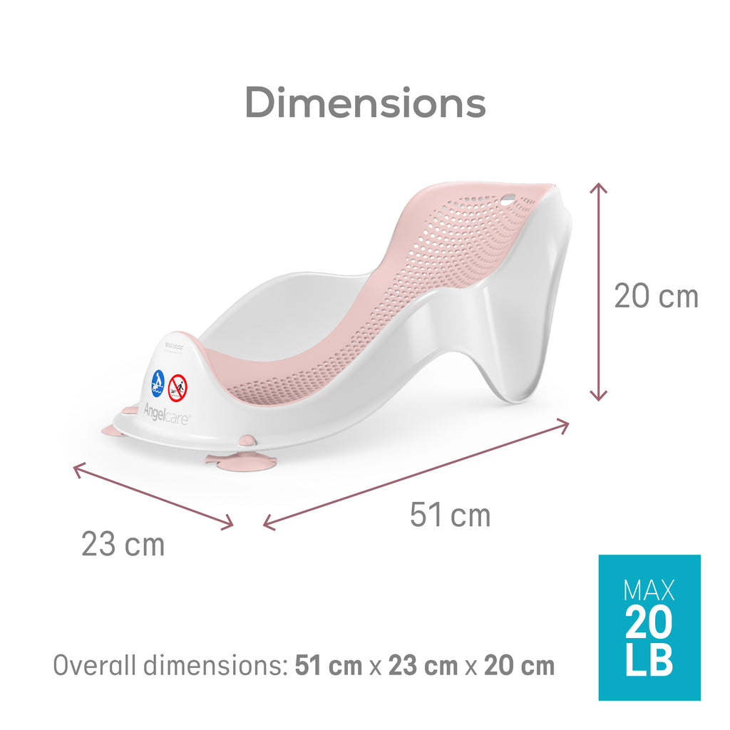 Angelcare Soft Touch Mini Bath Support Pink