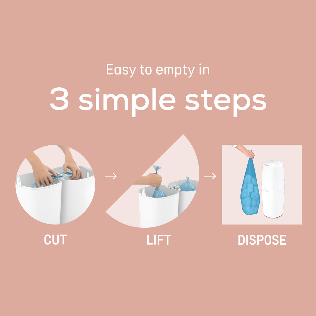 Angelcare Classic XL Nappy Disposal System with Octagonal Refill