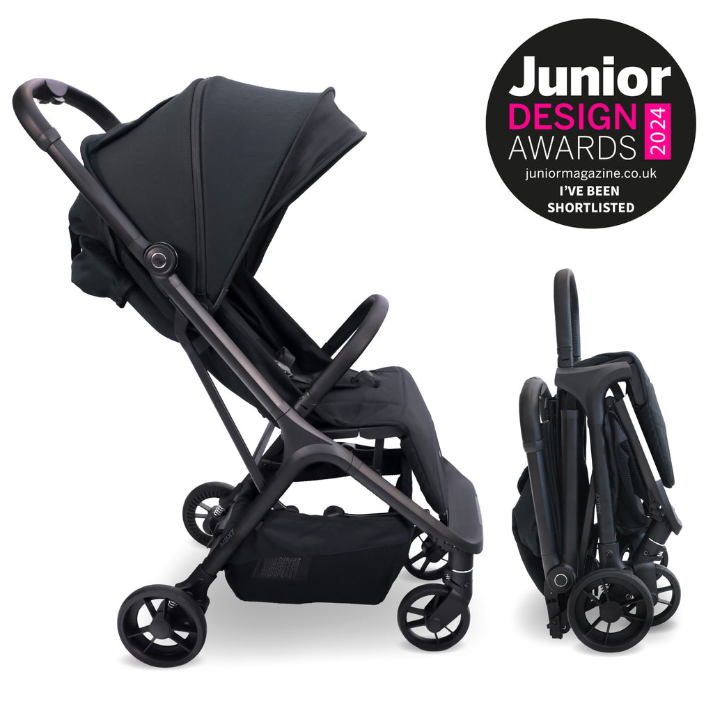 My Babiie MBX7 Plus Auto-Fold Stroller - Black
