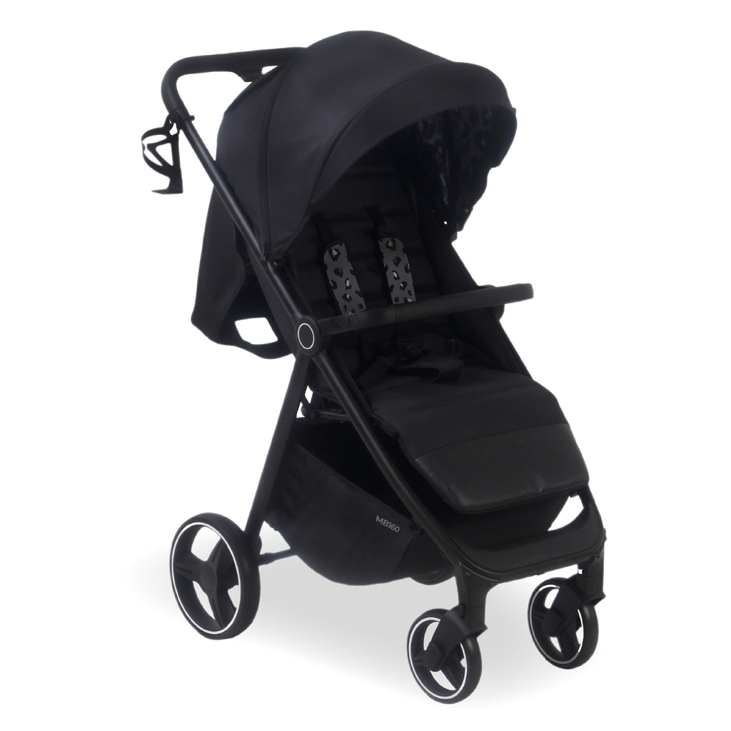My Babiie MB160 Plus Pushchair - Black Leopard