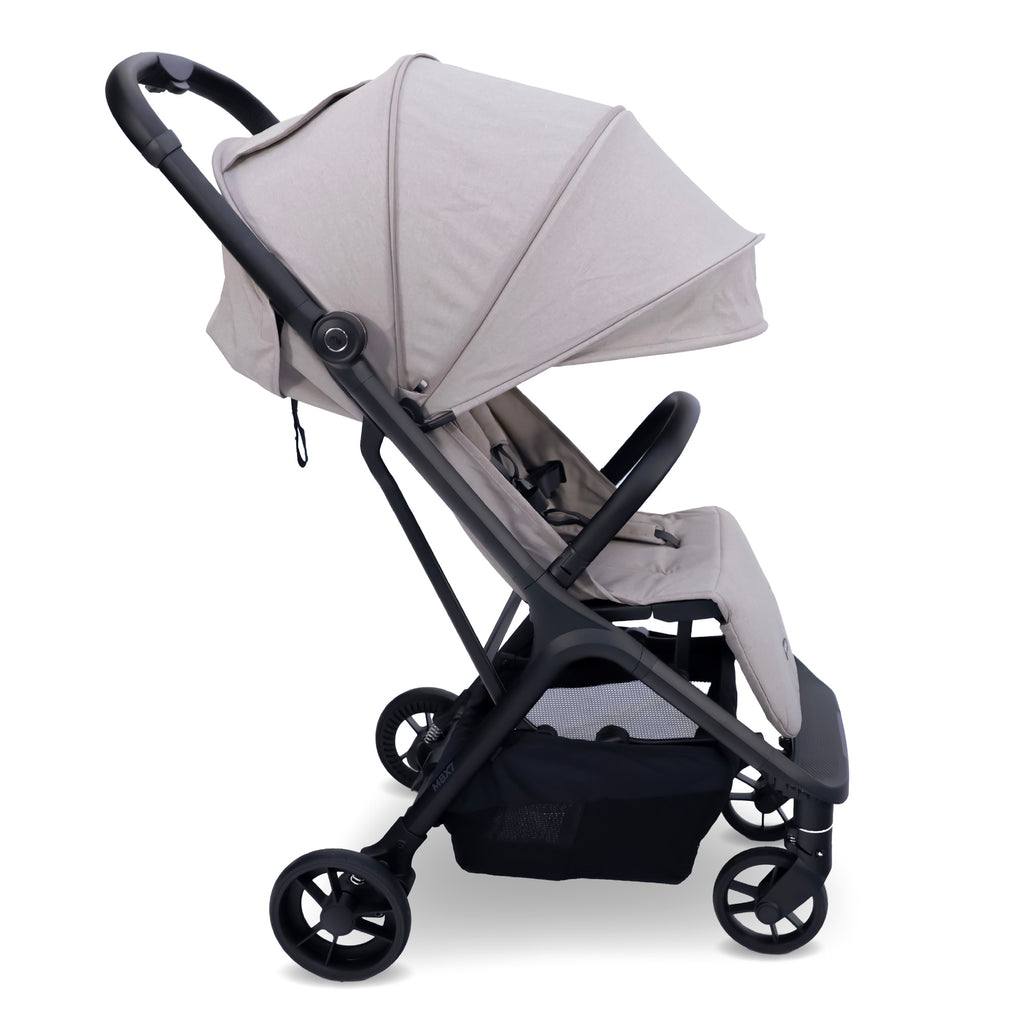 My Babiie MBX7 Plus Auto-Fold Stroller - Camel