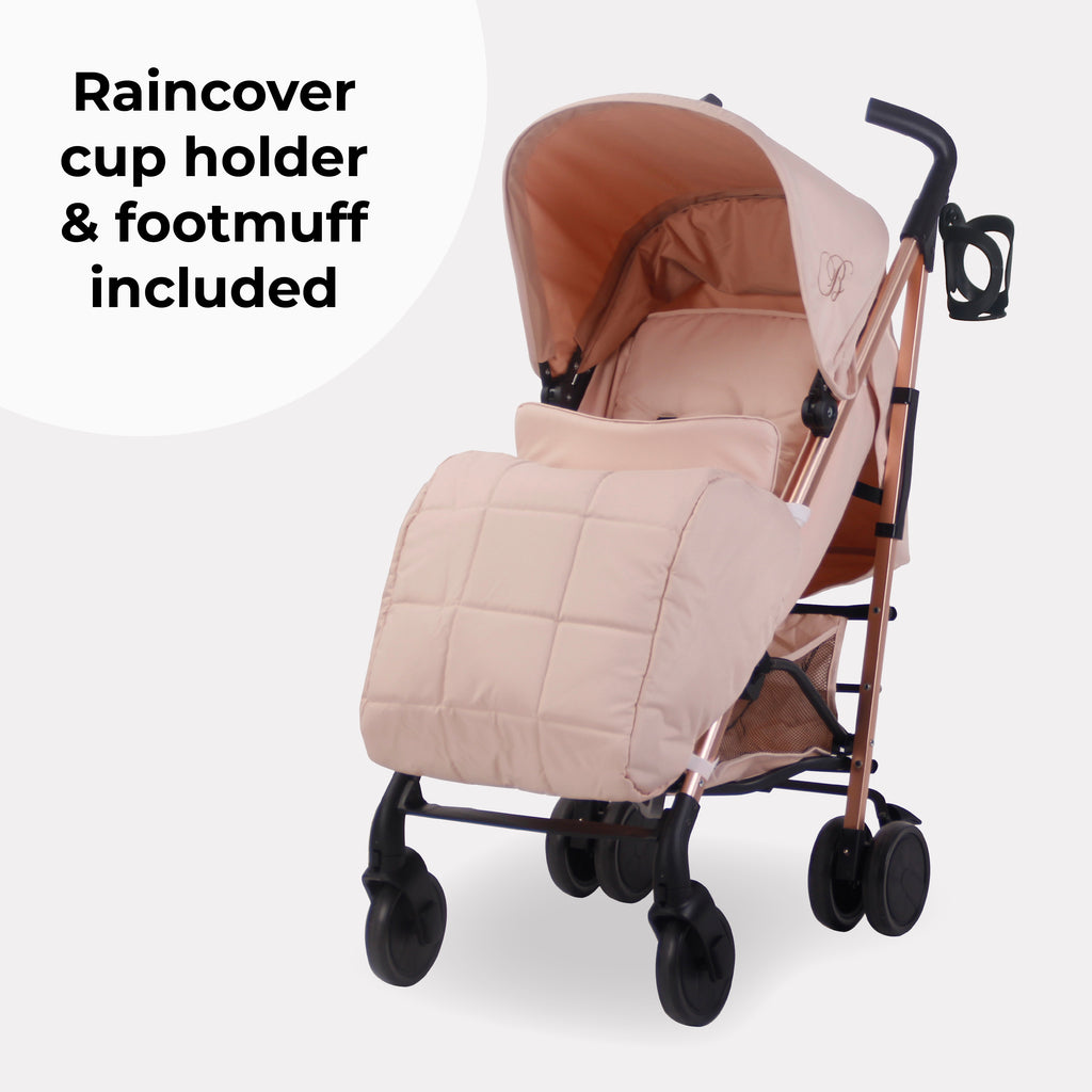My Babiie MB51 Plus Stroller - Rose Gold Blush